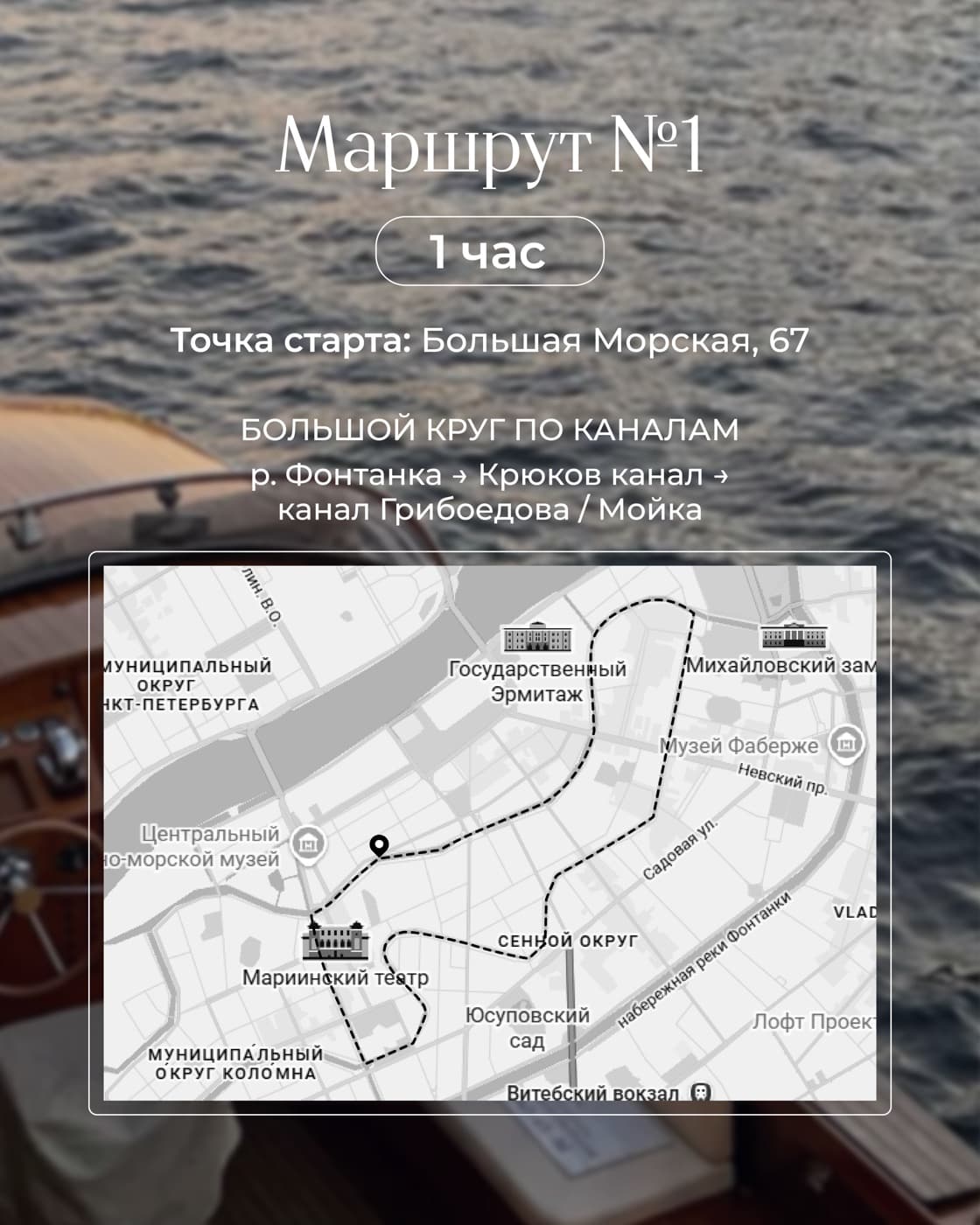 Большой круг по каналам
